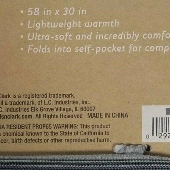 Be Well Travel Blanket with Built-In Pocket - Picture 4 of 5